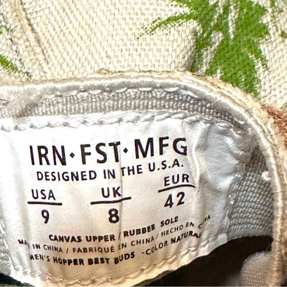 🎉HP🎉 NWOB IRON FIST Hopper Best Buds Laced Oxford in Natural. Mens Size 9.5 👞 - Picture 10 of 11